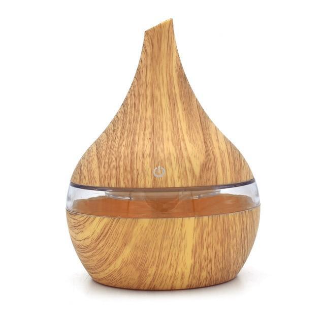 Natural Wood Electric Mist Humidifier Essential Oil Diffuser - Yeezlab