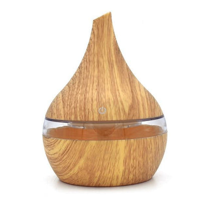 Natural Wood Electric Mist Humidifier Essential Oil Diffuser - Yeezlab