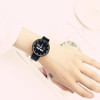Slim Chic Cat Theme Ladies Designer Watch