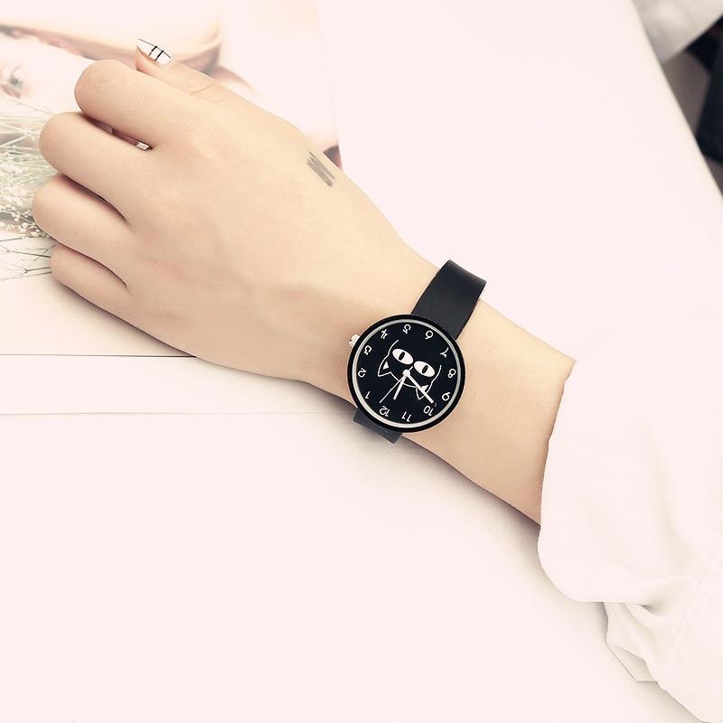 Slim Chic Cat Theme Ladies Designer Watch