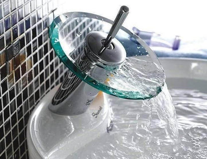 Modern Round Glass Faucet Sink Tap - Yeezlab