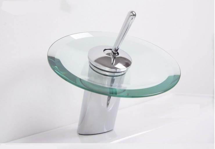 Modern Round Glass Faucet Sink Tap