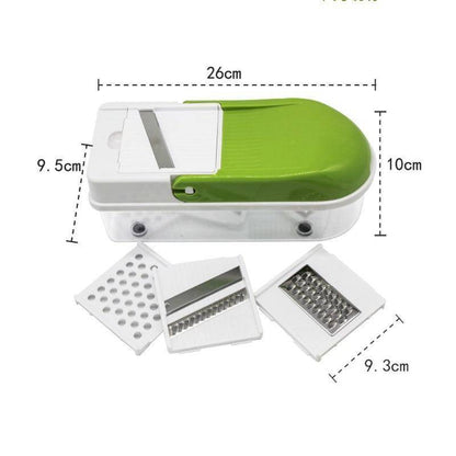 Easy Vegetable Chopper with 8 Interchangeable Blades