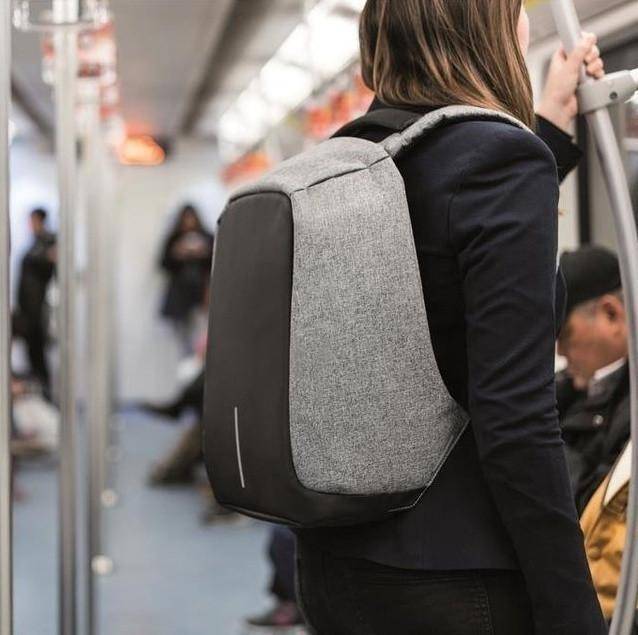 Stylish College Backpack with USB Laptop Compartment