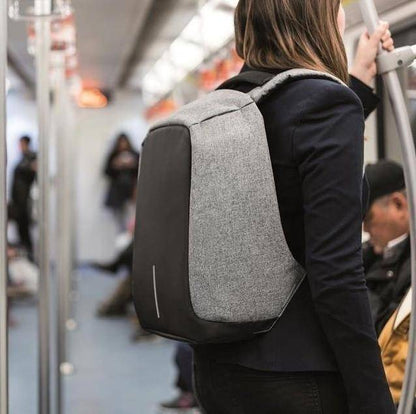 Stylish College Backpack with USB Laptop Compartment
