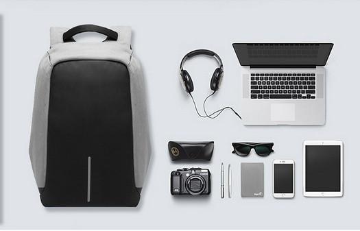 Stylish College Backpack with USB Laptop Compartment