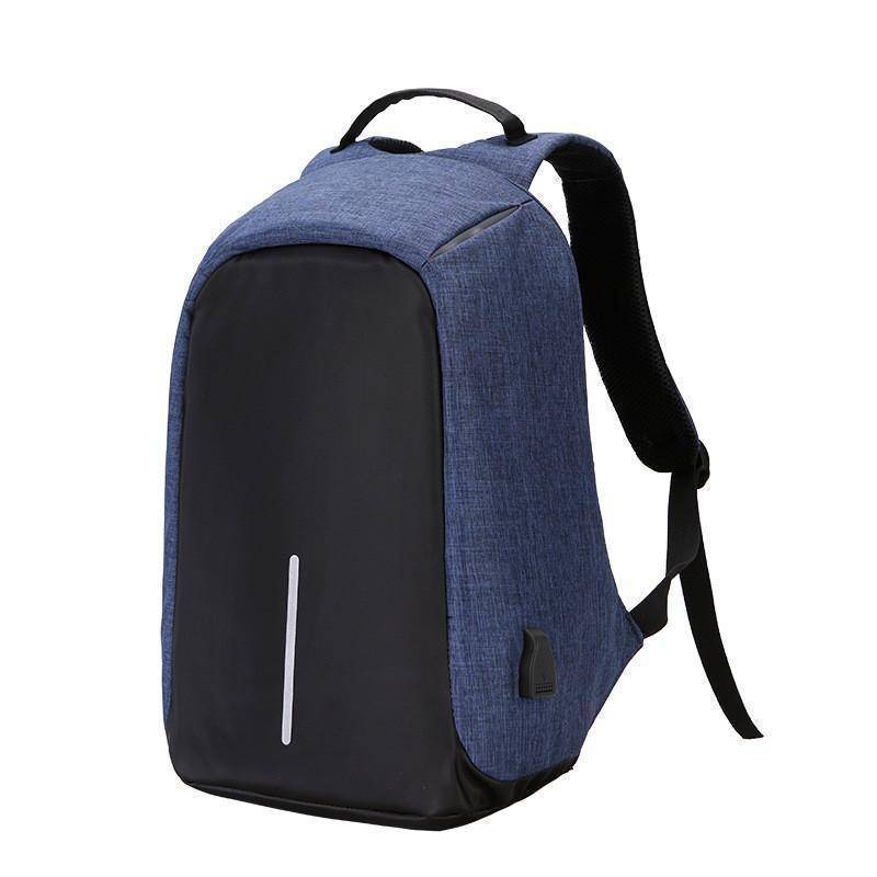 Stylish College Backpack with USB Laptop Compartment