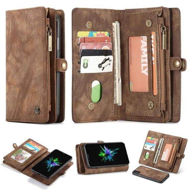 Premium Leather Phone Flip Cover Case