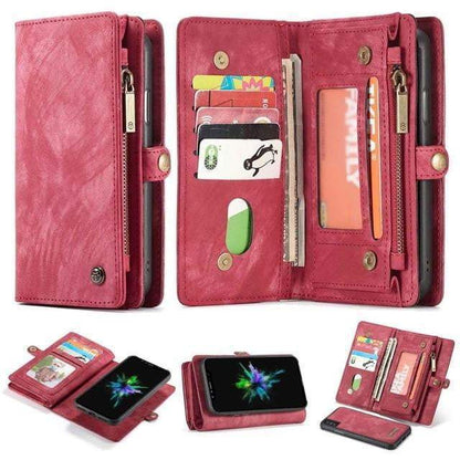 Premium Leather Phone Flip Cover Case