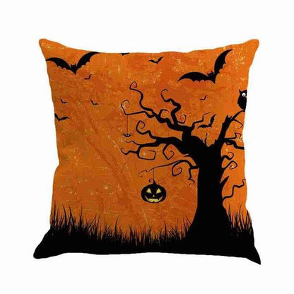 Spooky Haunted House Halloween Pillow Covers
