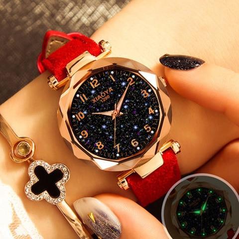 Fashion Galaxy Star Ladies Wristwatch Bracelet