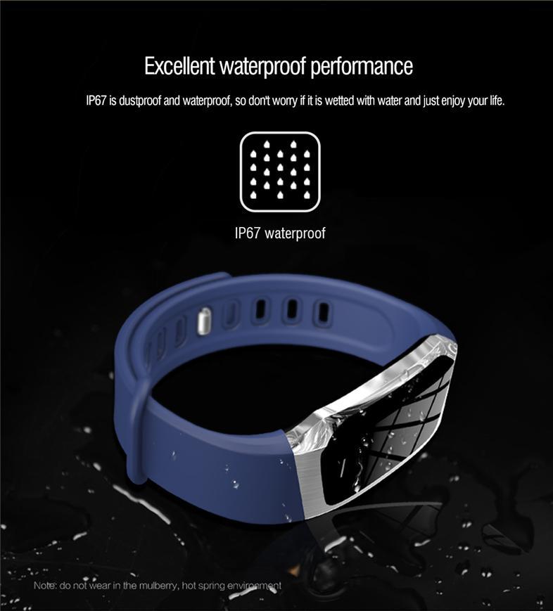 Waterproof Fitness Tracker Smartwatch Heart Rate Monitor