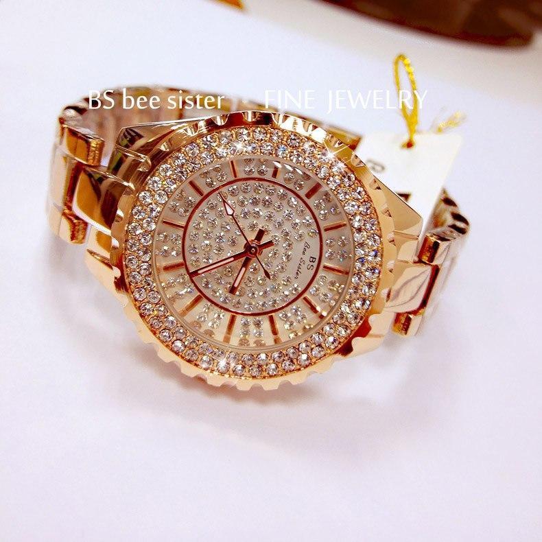 Glamorous Diamond Stainless Steel Ladies Watch