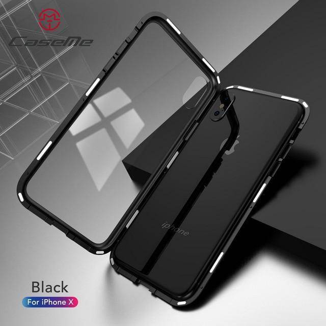 Clear Protective iPhone Glass Phone Case Cover