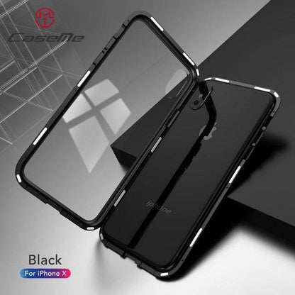 Clear Protective iPhone Glass Phone Case Cover