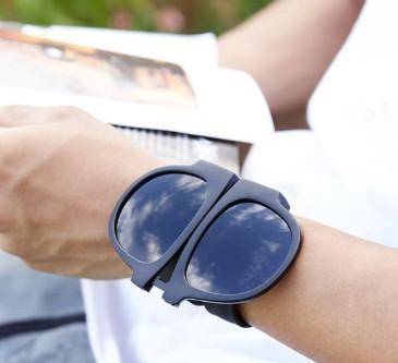 Trendy Foldable Polarized Sunglasses - Black - Yeezlab