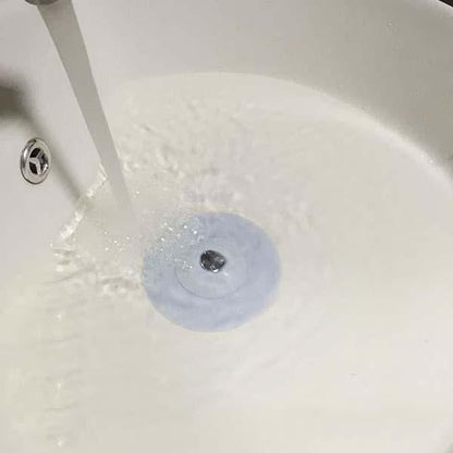 Bathroom Sink Drain Stopper With Hair Catcher
