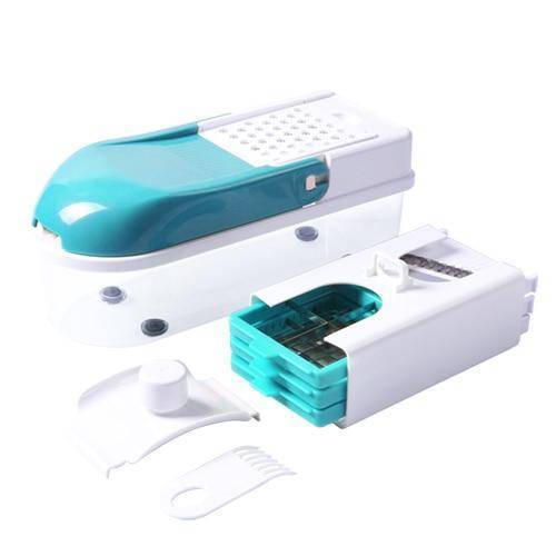 Easy Vegetable Chopper with 8 Interchangeable Blades