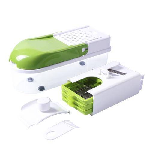 Easy Vegetable Chopper with 8 Interchangeable Blades - Yeezlab