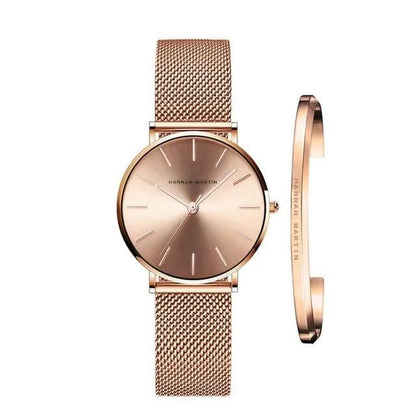 Yeezlab | Hannah Martin Ladies Watch with Flexible Metal Strap