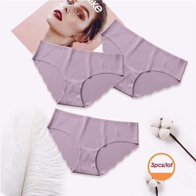 Comfortable Ultra Thin Seamless Panties (3 Pack)