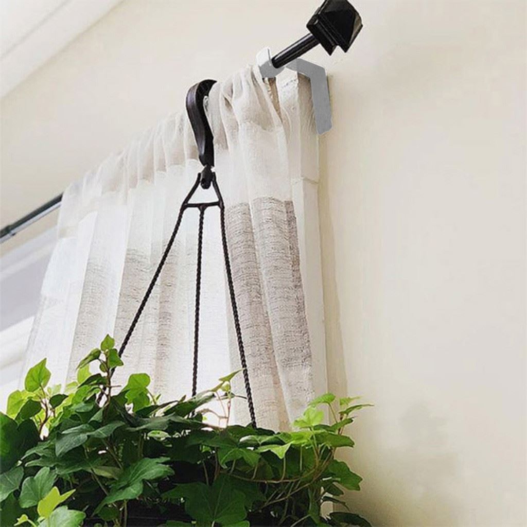 Easy Install Curtain Rod Bracket (2 Pack)