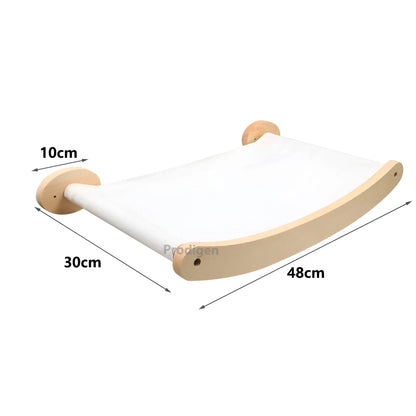Cat Tower Wall Shelf with Scratch Pad