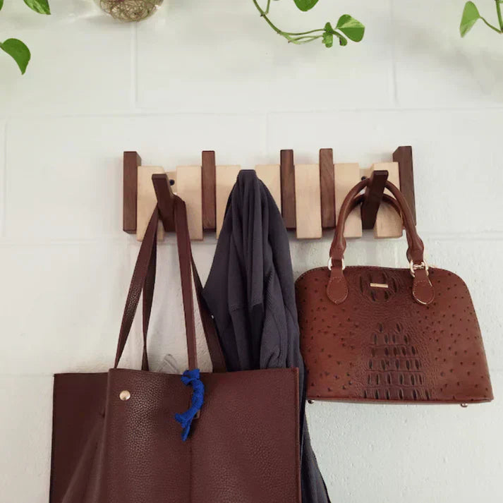 Stylish Wood Coat Rack for Hanging Storage