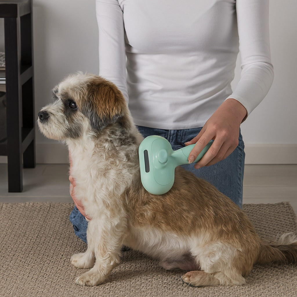 Pet Grooming Spray Brush for Fresh Coat