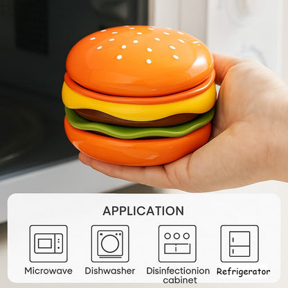 Small Layered Burger Ceramic Dish Set