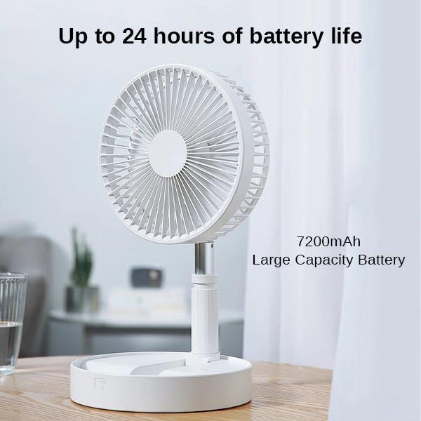 Portable Compact Foldable Rechargeable Fan
