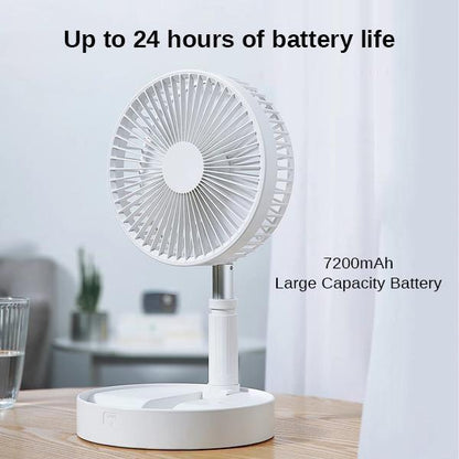 Portable Compact Foldable Rechargeable Fan