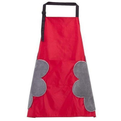 Practical Kitchen Apron with Built-in Towels