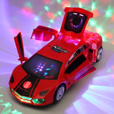 Fun LED Flashing Toy Car with Sound and Lights