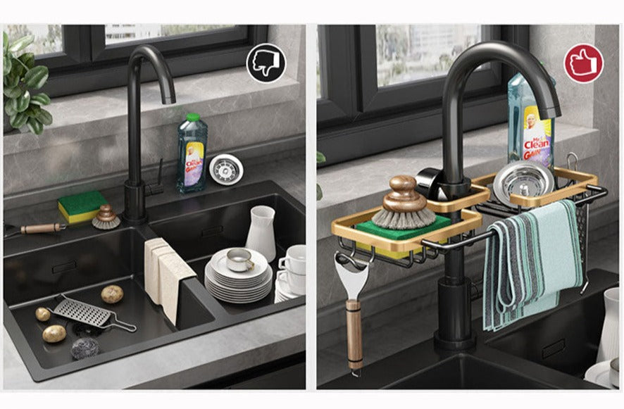 Modern Bathroom Sink Storage Organizer