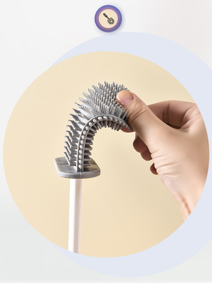 Bathroom Toilet Cleaning Brush Wall Mount Kit