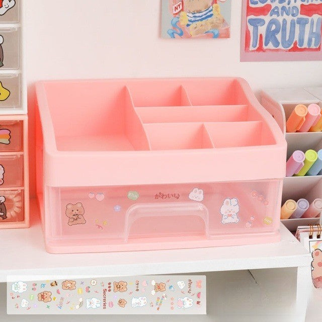 Compact Office Desk Storage Container Box - Yeezlab