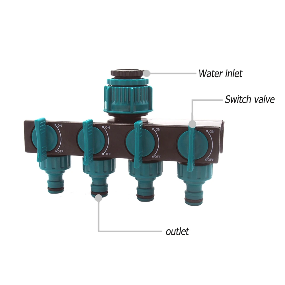 Multi Directional Outdoor Water Splitter Tap