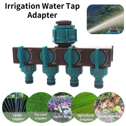 Multi Directional Outdoor Water Splitter Tap