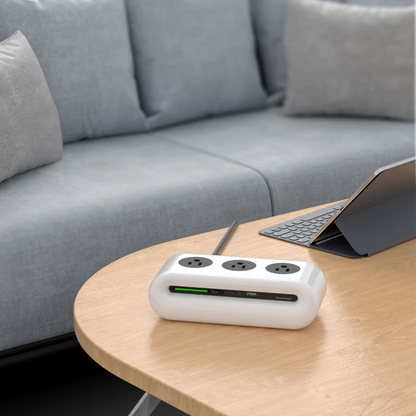 Compact USB Charging Power Strip Station