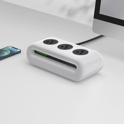 Compact USB Charging Power Strip Station - Yeezlab