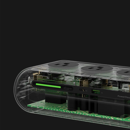 Compact USB Charging Power Strip Station
