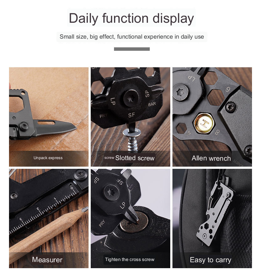 Compact Outdoor Multi Tool Kit