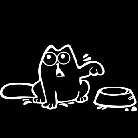 Fun Cat Bowl Car Fuel Tank Cap Cover