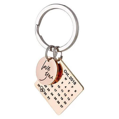 Trendy Schedule Keychain