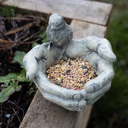 Unique Resin Bird Feeder Handmade Garden Decoration