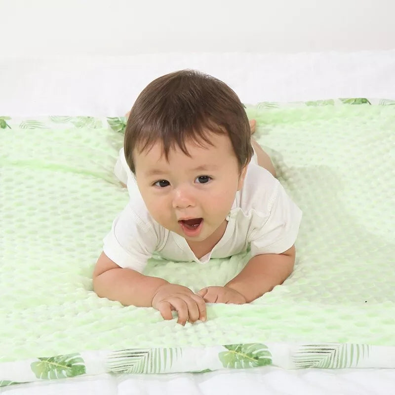 Plush Baby Blanket – Warm Double Layer Blanket