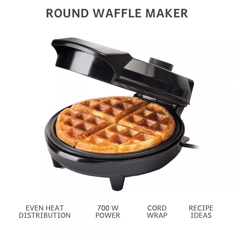 Easy Use Belgian Waffle Maker with Non-Stick Plate