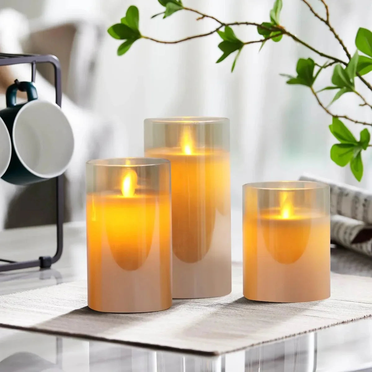 Soft Glow LED Candle for Relaxing Home Ambiance