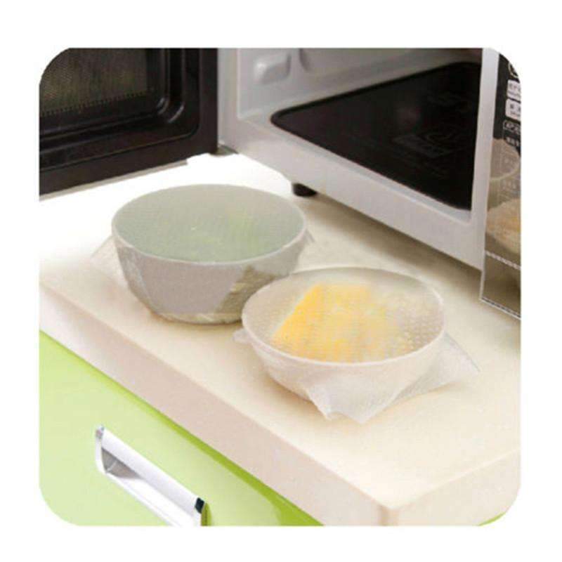 Fresh Food Storage Silicone Wrap Set of 4